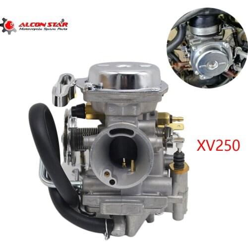 Alconstar 26mm Motorcycle Carburetor Aluminum Alloy Scooter Carb For Yamaha Virago XV250 Route 66 Virago XV125 V-star 250