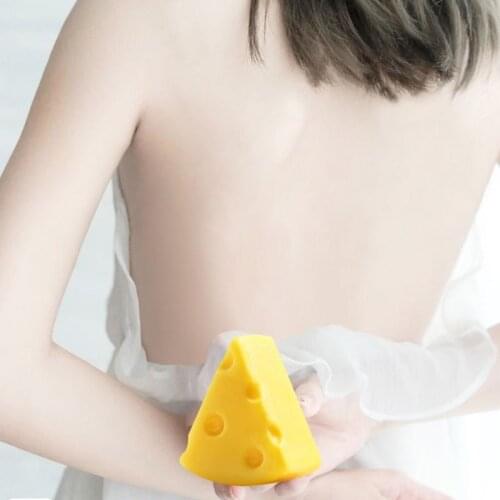 LAIKOU Natural Handmade Cheese Drawing Mite Soap Repair Shrink Pores Anti Acne Treatment Oil Moisturizing Salt Goat Milk Soap