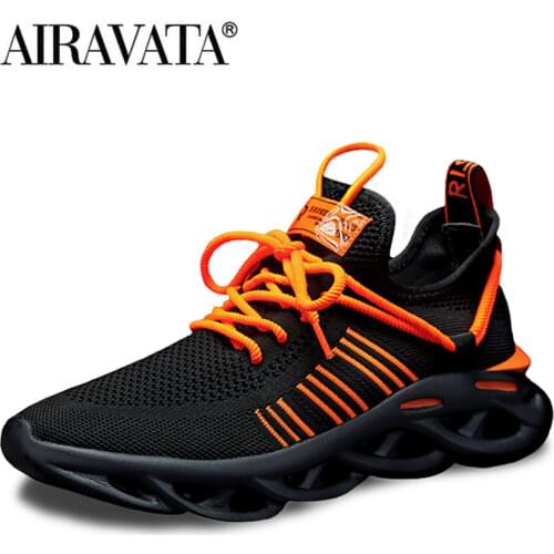 Men Women Sneakers Lightweight Fashion Sneakers Athletic Knit Running Shoes Couple Tennis Fitness Jogging Shoes Plus Size 36-48
