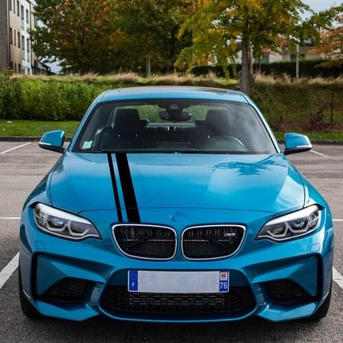 Car Sticker Product Long Stripe Auto Racing Sports DIY Stylish Styling Bonnet Vinyl Film Decals Tuning Accessories Hood Cover