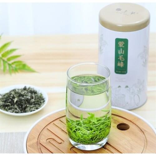 2021 new tea Chinese famous tea Sichuan Mengding Mountain alpine Superfine green tea Class A, iron box gift box