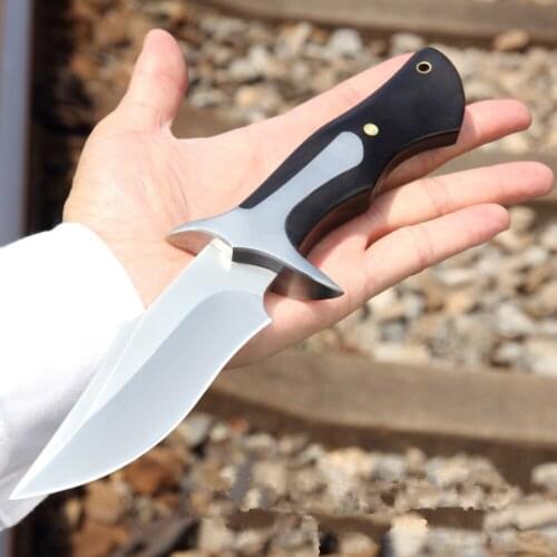 Fixed Blade Knife With Sheath D2 Blade Outdoor Camping Utility Survival Tactical Hunting Knives EDC Tool