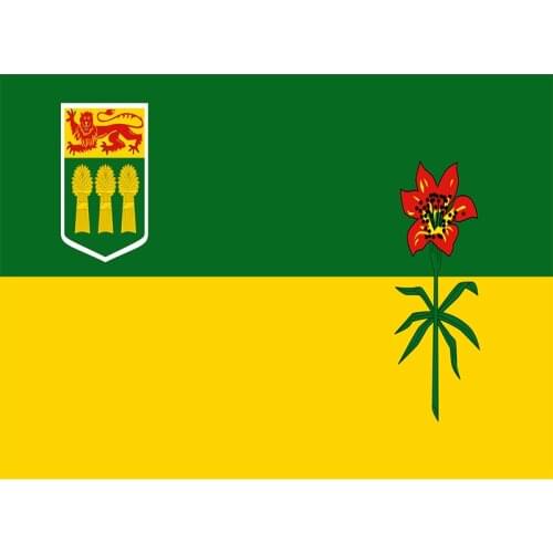 Yehoy hanging 90*150cm Canada Saskatchewan Flag For Decoration
