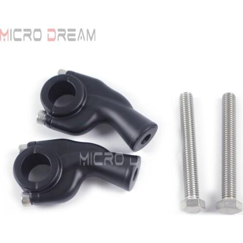 Custom Billet Handlebar Riser 25.4mm 1'' Mount Clamp w/ Bolts for Harley Dyna Low Rider Chopper 1 inch Handle Bars Risers