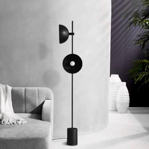 Simple modern creative living room floor lamp Nordic art bedside LED bedroom model room floor lamp