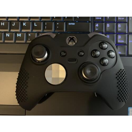 Anti-slip Dustproof Silicone Rubber Protective Cover Skin Case Hand Grip Soft Shell for XboxOne Elite Wireless Game Controllers