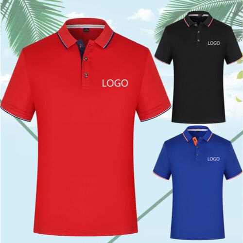 Summer Multi-Stylecustom Fast Dry POLO Shirt Women Mens Short Sleeve Team Activities Publicize Work Clothes LOGO Custom Top