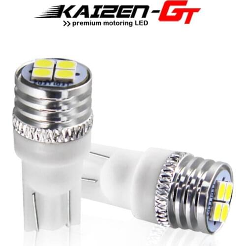 Error Free T10 W5W 4-SMD LED Bulbs 194 168 2835 For Car Interior Reading Light Parking Position Lamp License Plate Light Canbus