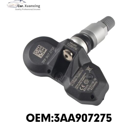 3AA907275 Tire Pressure Sensor Monitoring System TPMS 433MHz For Volkswagen Tiguan Passat CC