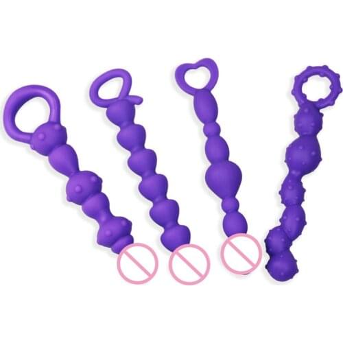 4pcs Anal Dildo Anal Sex Toys Butt Plugs Anal Toys sex toy for Women and Men Adult Products anus sexshop backyard Gay Insert