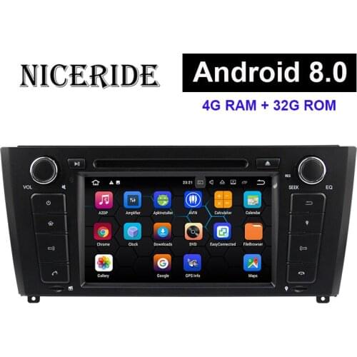 Android 8.1 Car DVD Multimedia Player 2 Din Auto Stereo Radio Audio GPS Navigation For BMW 1 Series E81 E82 E88 Octa Core Wifi