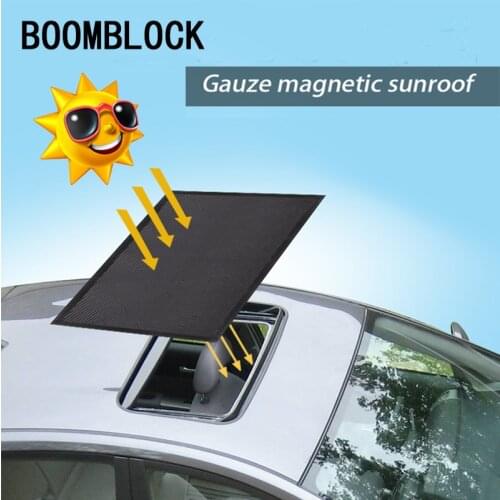 Car Sunroof Window Cover Sun Visor Mesh Heat Isolate For Hyundai Creta Tucson BMW X5 E53 VW Golf 4 7 5 Tiguan Kia Rio Sportage