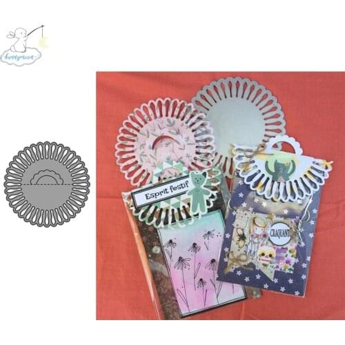 2020 New Arrival Semicircular cover Metal Cutting Dies For Scrapbooking DIY Cards Stencil Paper Craft Handmade Album