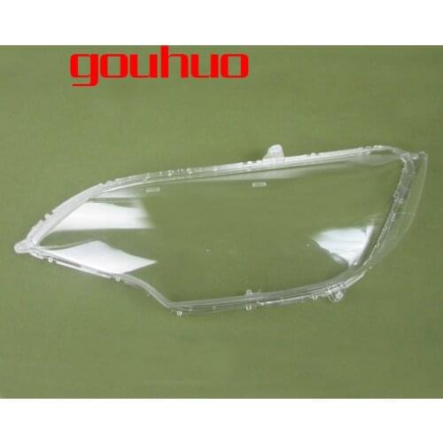 For Honda Fit 2014 2015 2016 Front Headlight Cover Glass Transparent Lampshade Headlight Shell Mask