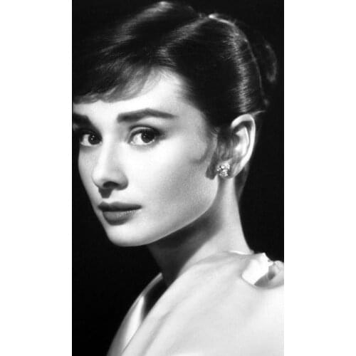 DIY 40X50 Oil Painting By Numbers Hepburns Gaze paint by numbers On Canvas Home Decor Digital Painting chrismas