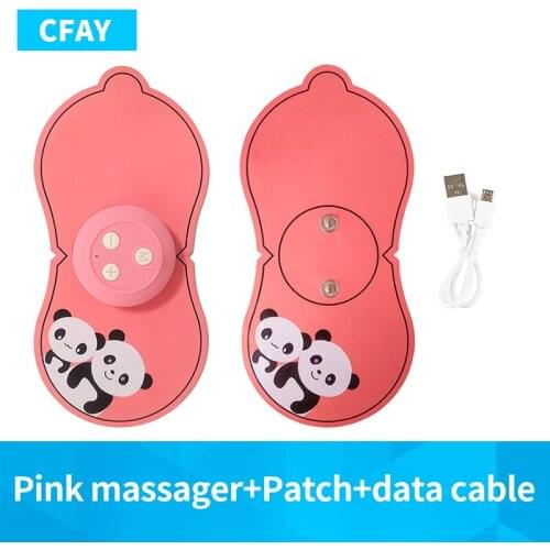 Portable 6 Modes Massageador Electric Cervical Spine Massage Patch Rechargeable Vibration Muscle Relaxation Back Neck Massager