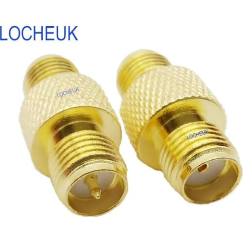 SMA Female to RP SMA Female (Pin In Center) Barrel Connector SMA Jack to RP-SMA Jack Coax Connector Coupler Straight RF Adapter