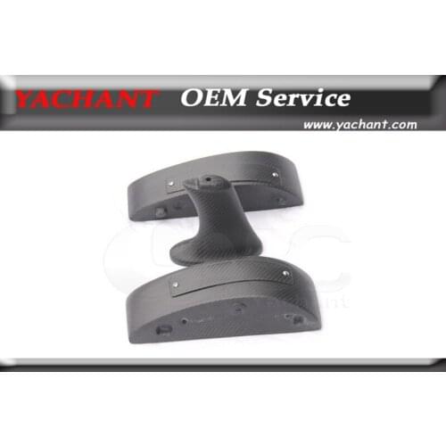 Matte Finish Car-Styling Carbon Fiber OE Spoiler Legs 3PCS Fit For 2008-2014 R35 GTR CBA DBA OEM Spoiler H Style Higher Legs