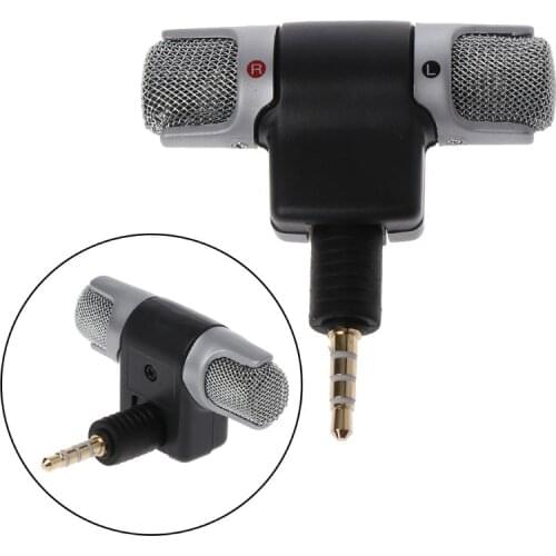 Mini 3.5mm Jack Microphone Stereo Mic For Recording Mobile Phone Microphone