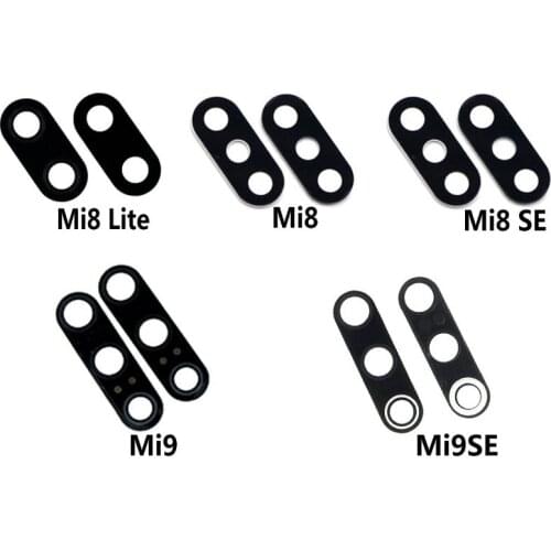 1PCS New Rear Camera Glass & Adhesive sticker for Xiaomi Mi8 / Mi8 Lite/ Mi8SE / Mi9 / Mi9SE mobile phone