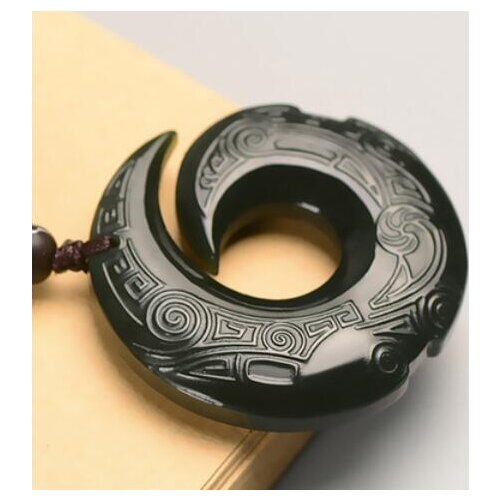 Hetian Jade Time Comes and Turns Jade Pendant Male Jade Pendant Transport Ancient Fortune Jade Jue Safe Button Couple Necklace