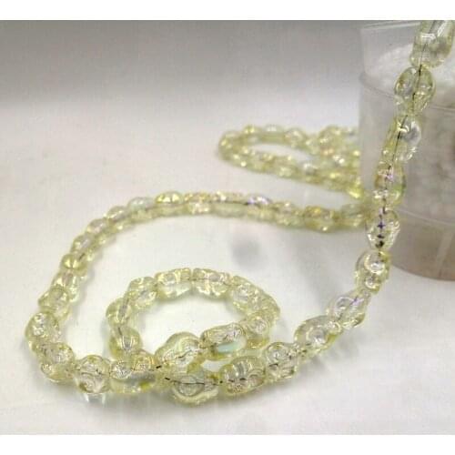 Wholesale 20pcs Skull Crystal Glass Loose Spacer Beads 10x8mm DIY Jewelry Makeing KLT05