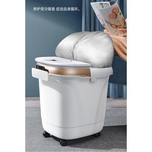 Full Automatic Foot Bath With High Deep Bucket, Electric Heating, Constant Temperature Foot Washing And Massage, Household Over