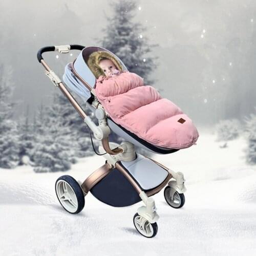 0-24M new born Baby Sleeping Bag Stroller Winter Windproof Thick Sleep sacks For Infant wheelchair envelopes Cocoon For Newborns
