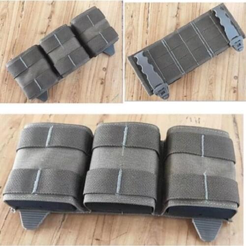 Tactical Vest 5.56 + 5.56 + 5.56 System Magazine Ammo Clip Bags Holder Pocket