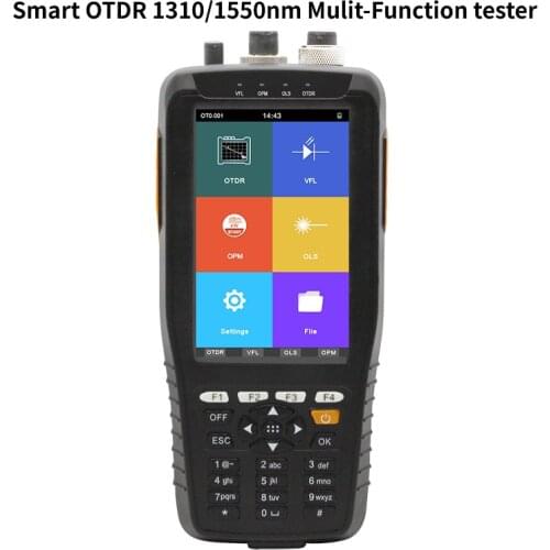 TM290T Smart OTDR 1310/1550nm Mulit-Function tester Built in OPM/OLS / VFL Support Print test report