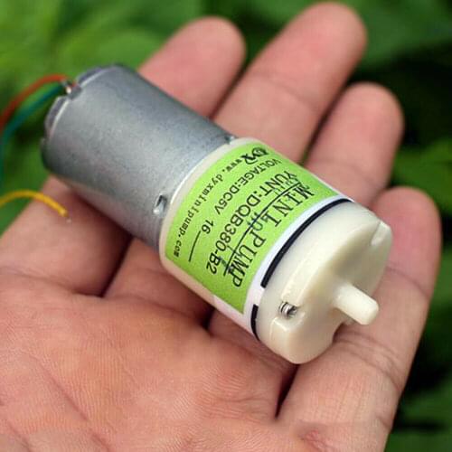 370 Type DC 3V-6V 0.32 A Air Compressor Mini Air Pump Sphygmomanometer Air Pump Large Flow Oxygen Pump Fish Tank Aquarium