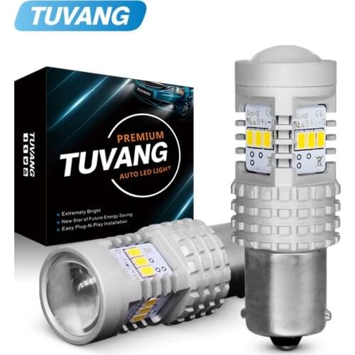 2x 1400LM 1156 BA15S S25 P21W LED Bulb T20 7440 W21W T25 3156 Auto Lamp Reverse Bulbs White Auto 12V Car LED Turn Sign Light