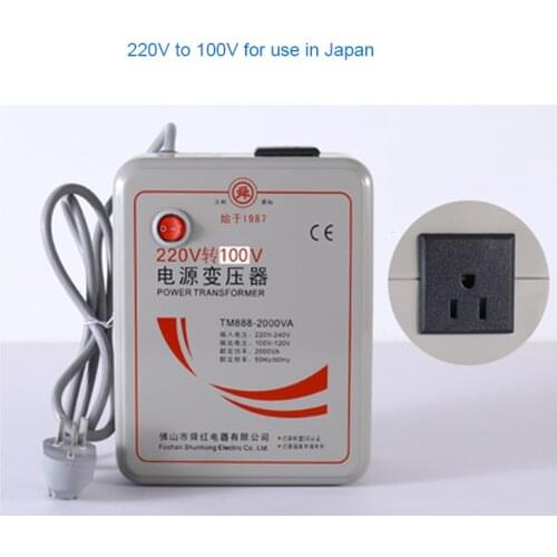 2000W Japan American rice cooker transformer 220v to 110v to 220v power converter
