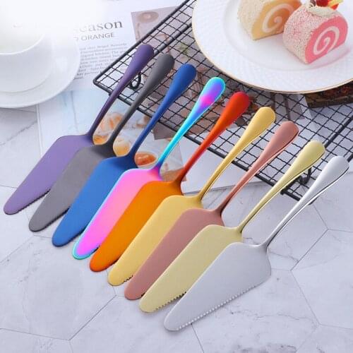 304 Food Grade Stainless Steel Triangle Western Cake Shovel Pizza Cheese Knife Baking Tool
