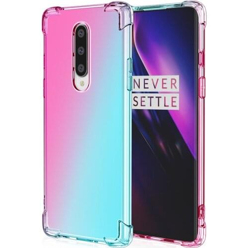 500pcs Air Cushion Corner Case Gradient Colorful Soft TPU Shockproof Cover For Xiaomi Mi 11 Ultra 10i 10S Note 10 Pro 10T Lite