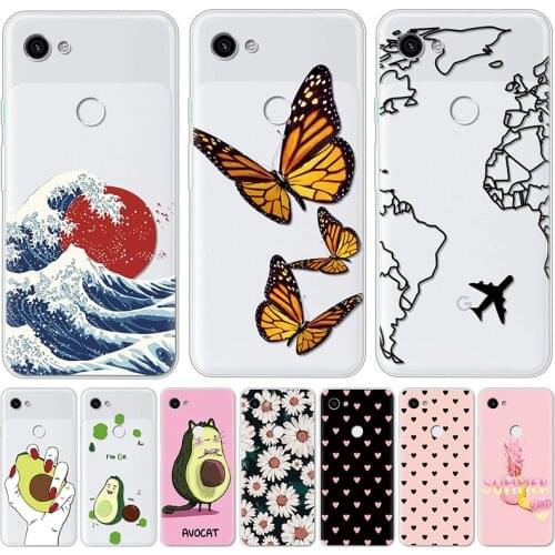Case For Google Pixel 3a XL Cases Clear Silicone Cover For Samsung Google Pixel 3a Coque For Google Pixel 3aXL Shell Cute Summer