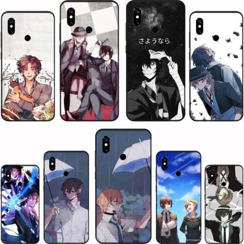 Japan anime bungou stray dogs Phone Case For Xiaomi Mi A1 A2 5 6 6PLUS 8 9 SE Lite MIX 2 2S MAX 2 3 Pocophone F1