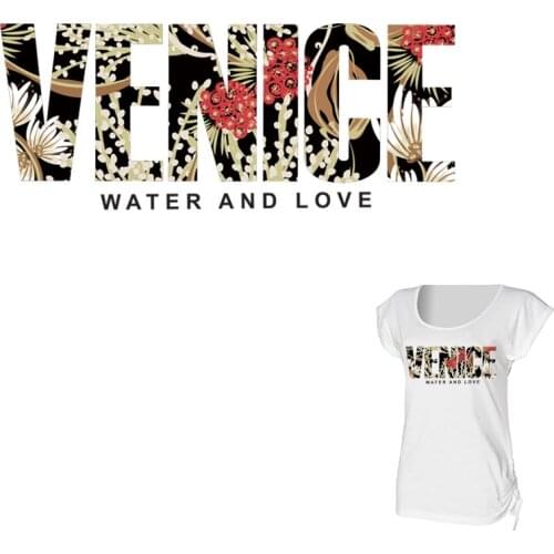 COSBILL Iron On Patch Venice New Design A-level Washable Heat Transfer For Adult Print T-shit Patches Y-116