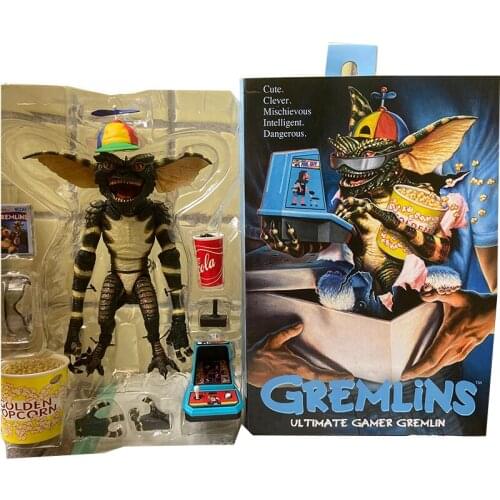 NECA Gremlins Figure Elf Little Monsters Ultimate Deluxe Edition Joint Movable Gremlins Action Figure Toys Gift 18cm