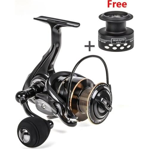 100% Original CAPACI RT Spinning Reel Double Spool Fishing Reel Metal Spool bass Carp Fishing Sea Fishing Outdoor
