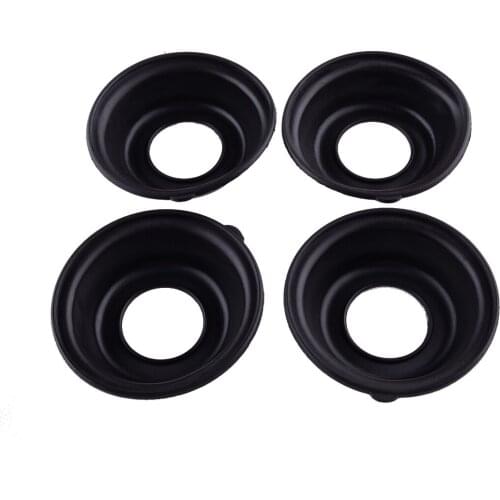 Beler 4Pcs Carburetor Plunger Diaphragm Membrane Fit For Kawasaki CSR Twin - KZ750-M1 LTD Belt - KZ750-K1 KZ750-K2