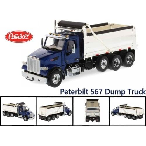 New 2021 DM 1/50 Scale Peterbilt 567 Dump Truck by Diecast Masters Metal for collection 71073