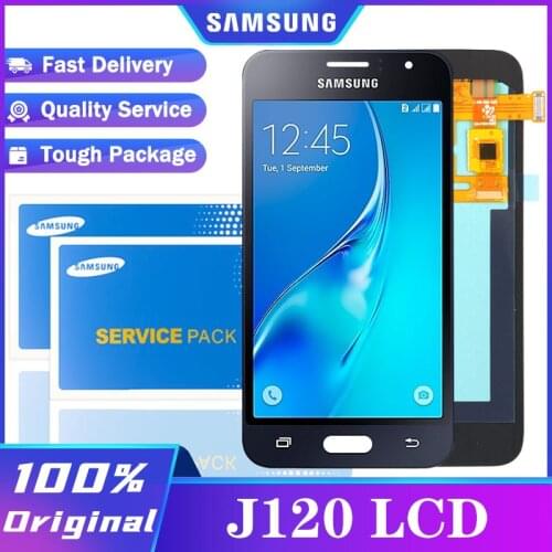 Original 4.5'' Display for SAMSUNG Galaxy J120F J1 2016 Touch Screen Digitizer Assembly Repair Parts