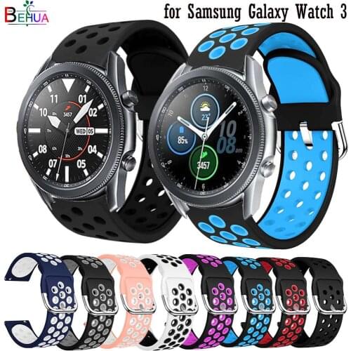 Strap 22MM for Samsung Galaxy Watch 3 45mm smart watch band Replacement Wristband For Garmin Vivoactive 4 bracelet Accessories