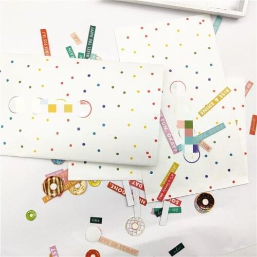 Creative English phrase stickers DIY hand account photo album stationery decoration stickers simple sealing stickers