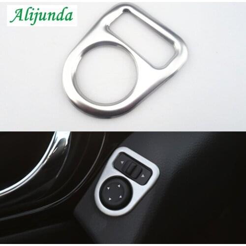 Stainless steel interior mirror with adjustable trim stickers J11 for Nissan Qashqai X-trail T32 2014 2015 2016