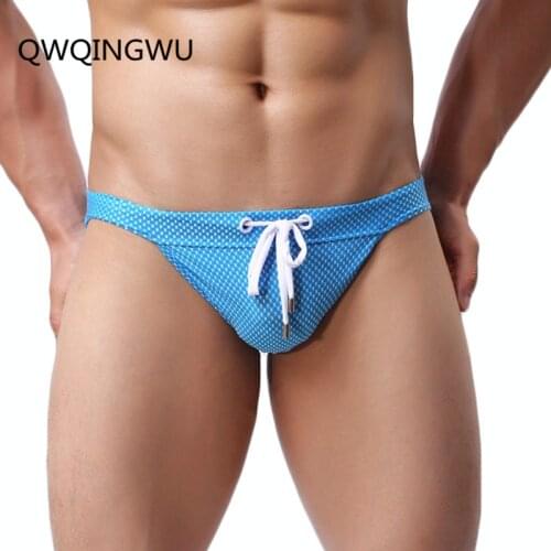 High-Quality Nylon Briefs Brand Underwear Men Briefs Fashion Sexy Mens Briefs Jacquard Underpants Low Waist Bandage Briefs