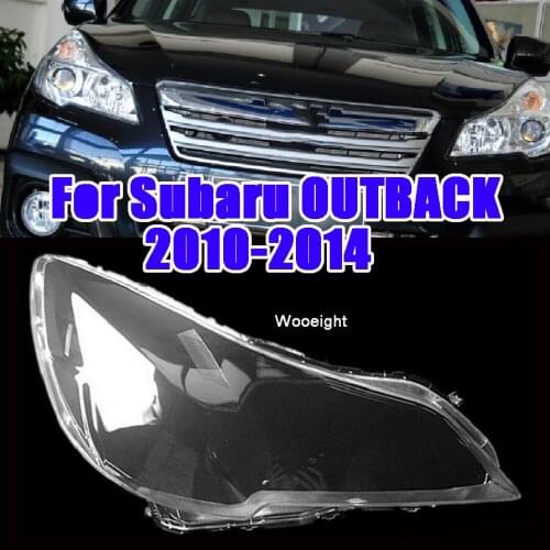 Wooeight Front Light Lens Shell Headlamp Cover Transparent Lampshade Lamp Glass Mask Fit For Subaru OUTBACK 2010 2011 2012-2014