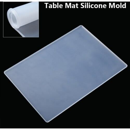 1pc Silicone Mold Jewelry Making Handmade Tool Table Plate Mat Resin Silicone Plate Accessories 32.3*23.3cm
