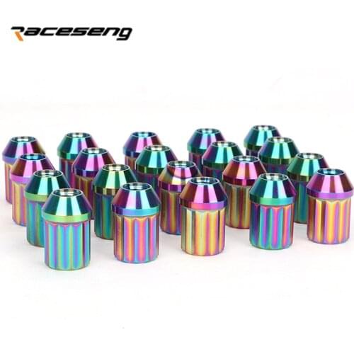 10/20 Pieces GR5 titanium alloy forged lightweight car wheel Hub nut bolts / anti-theft nuts screw M12x1.5